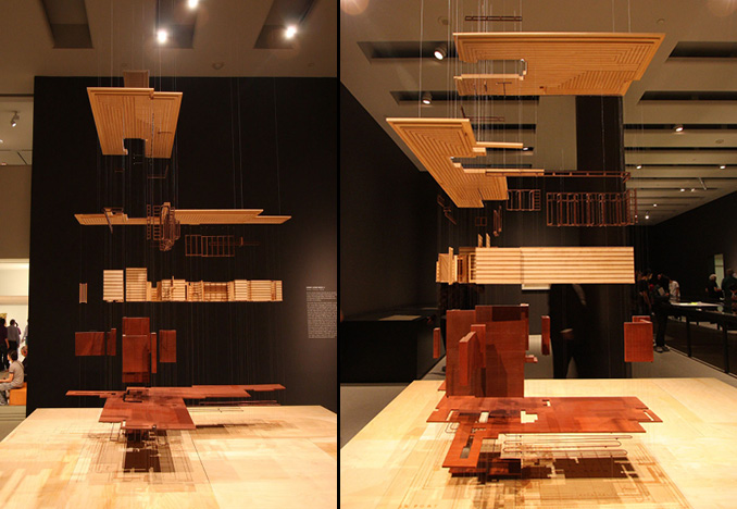 Jacobs House #1, exhibition model<br>Frank Lloyd Wright: From Within Outward<br>Situ Studio