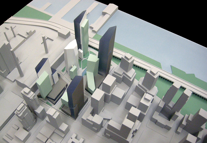 Riverside Development and Upper East Side Site Model for Extell Development