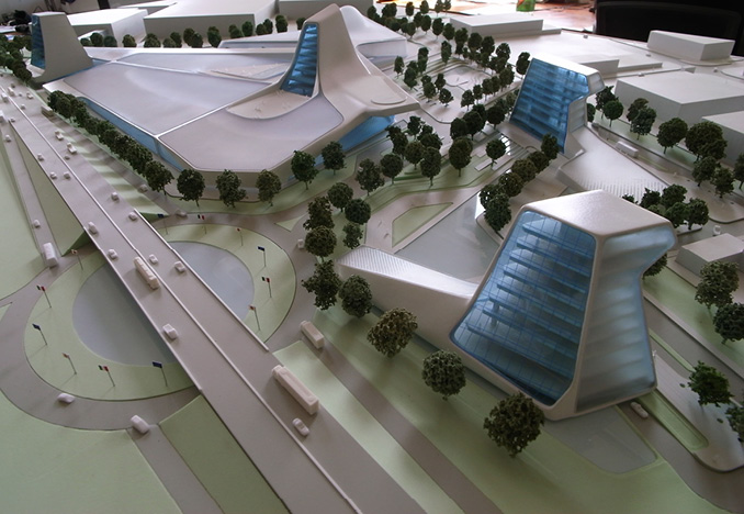 The Azzano: San Paolo Complex, presentation model<br>for Asymptote