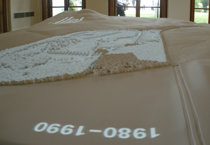 Projection and terrain modeling detail