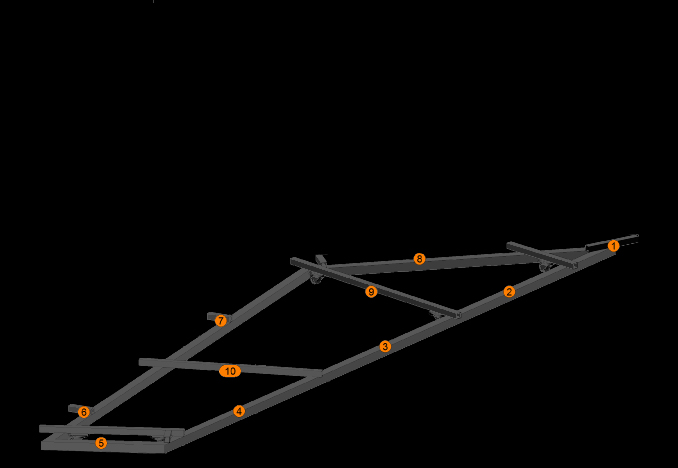 Assembly sequence: Floor framework