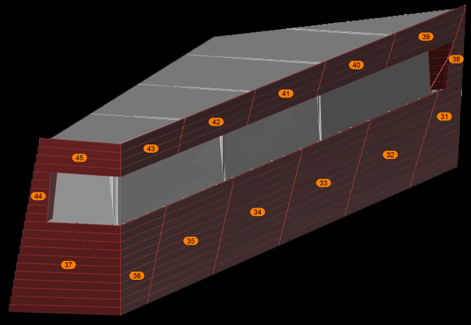 Assembly sequence: Walnut panels