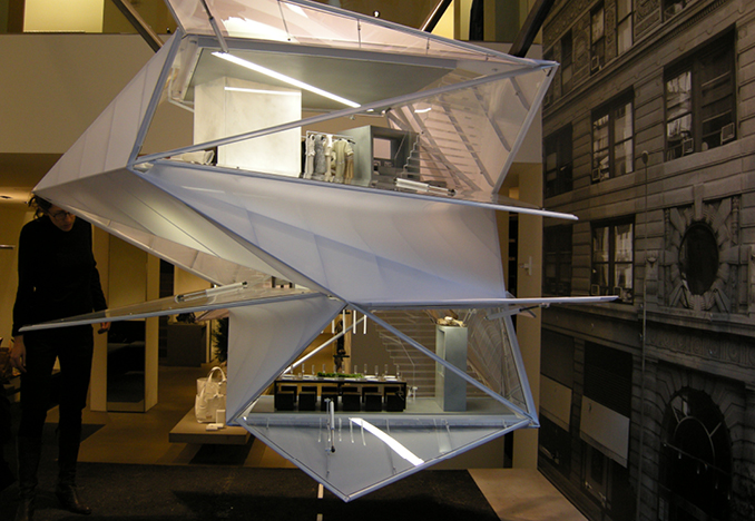 Installation in Calvin Klein's flagship store, NYC